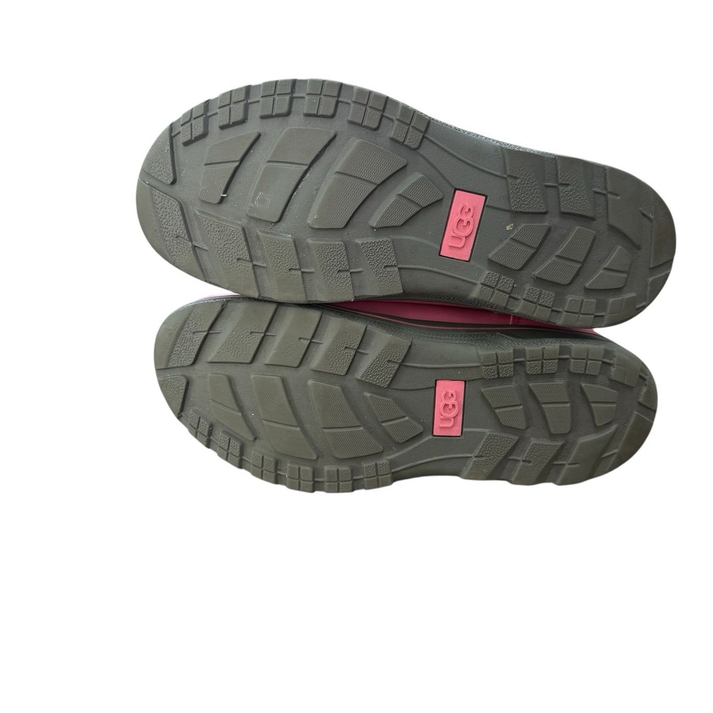 Ugg Kids Butte II Chromatic Boots Pink‎ Faux Fur Holographic - Picture 9 of 10